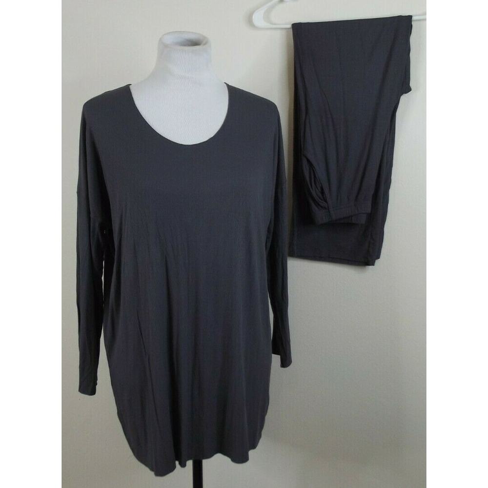 AFLOWYII Womens Super Comfy LOUNGING PAJAMAS - Size MEDIUM - GRAY Lightweight